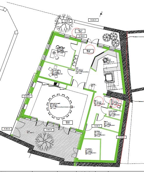 Plan Mairie de Sanssac L'Eglise