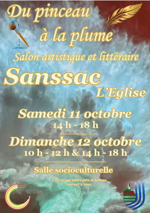 Salon artistique et littéraire 11 & 12 Octobre.