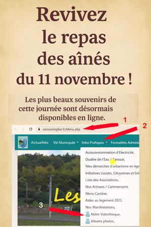 Retour sur le repas des ainés du 11 Novembre.